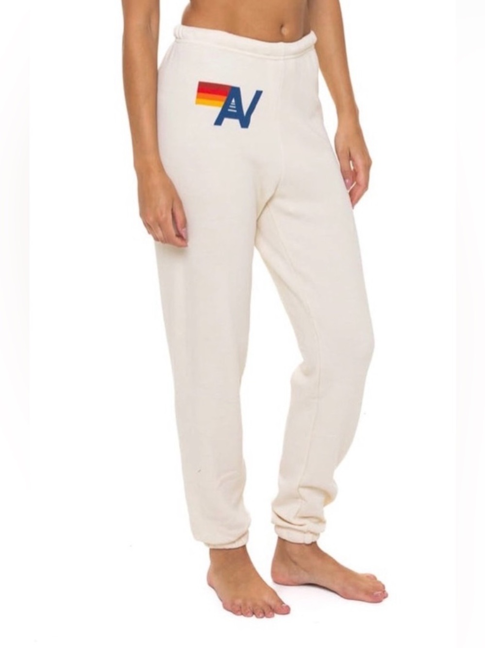 Aviator Nation Women’s Logo Sweatpants Vintage White